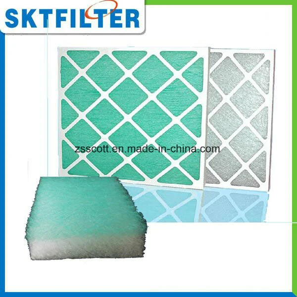 Industrial Cardboard Frame Fiberglass Filter Pre Air Filter