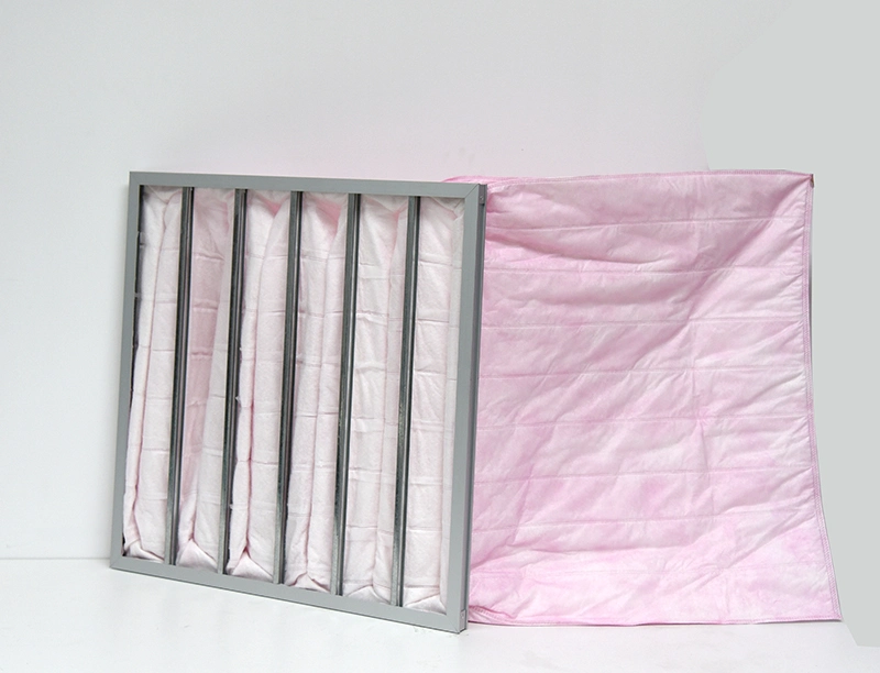 Industry Pocket Air Filter Medium Efficiency Pocket Bag Air Filter