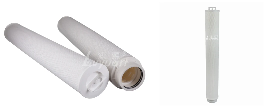 PP Melt Blown Pleated High Flow Water Filter Cartridge 20 40 60 Inch Replacement Filter Cartridge