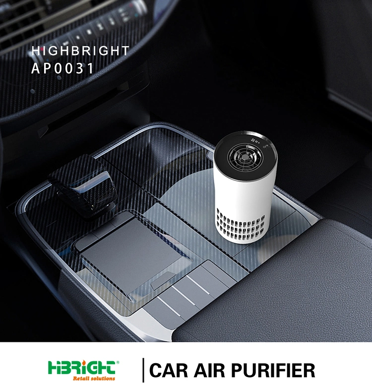 True HEPA Filter UV Light Portable Car Air Purifier