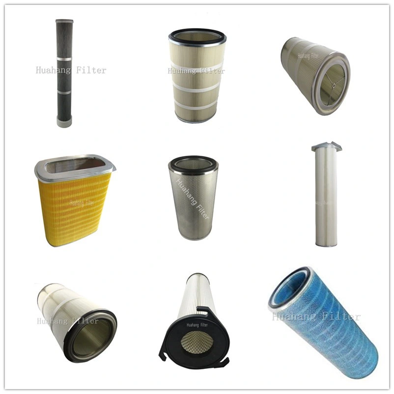 Polyester Air Filter element PTFE Membrane Pleated Industrial Filter Cartridge