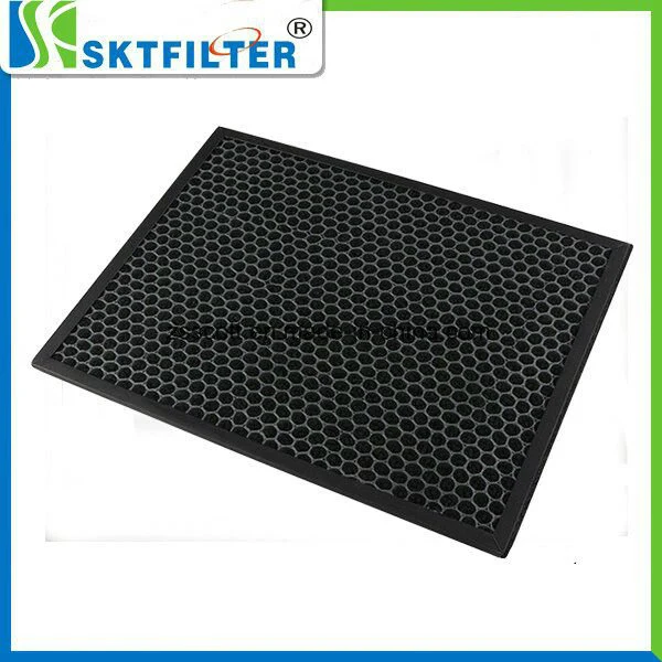 Panel Frame Coconut Wooden Coal Honeycomb Activated Carbon Air Filter