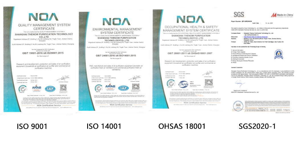 Primary Efficiency Pleated Type Panel Filters/Air Filter