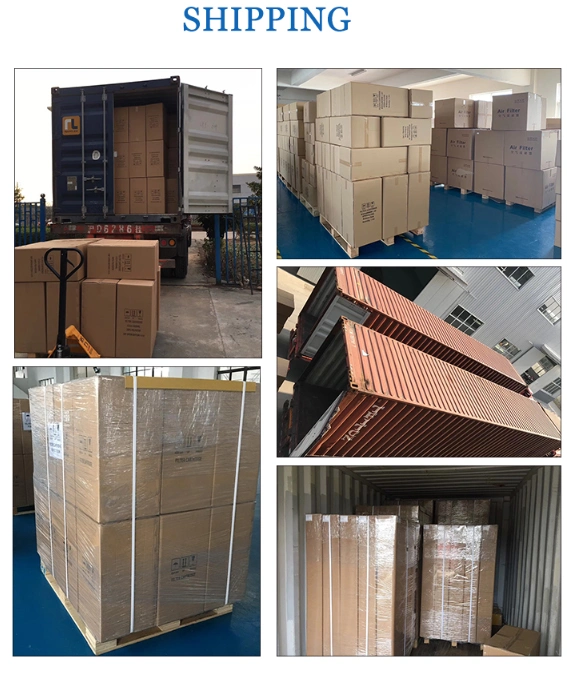 Panel Industrial Cardboard Filter Folding Primary Air Filter