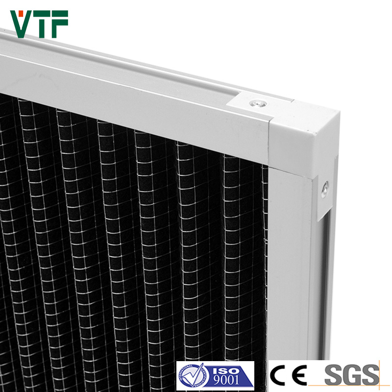 Active Carbon Medium Material and Panel Filter Construction Activated Carbon Panel Filter