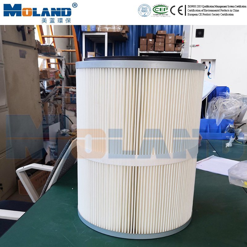 Moland Polyester Air Filter Cartridge PTFE Membrane Pleated Industrial Filter Cartridge