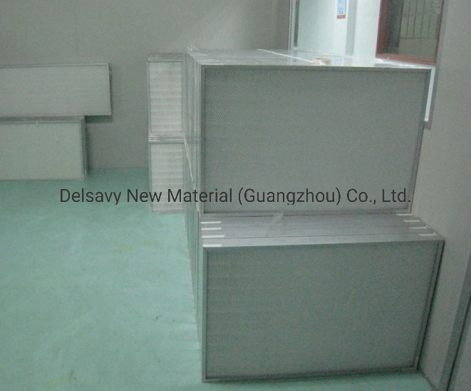 H14 HEPA Filter Industrial Air Filter for Cleanroom, Mini-Pleat HEPA Merv19, Merv 20 Air Filter