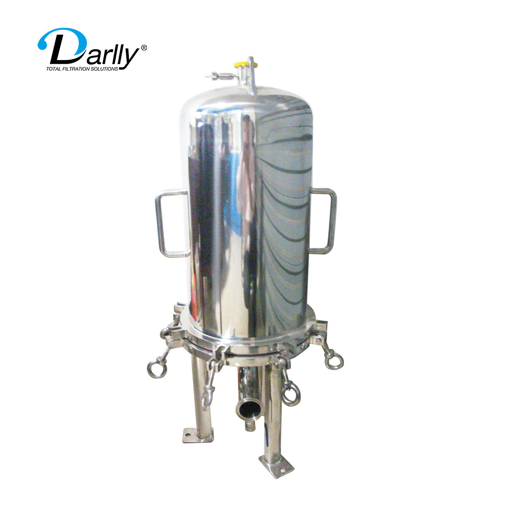 16 Inch Sanitary Lenticular Module 316 Stainless Steel Cartridge Filter Housing for Food and Beverage Filtration