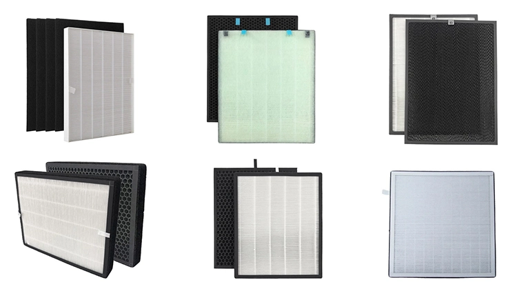 Replacement Activated Carbon Filter and True HEPA Filter for Air Purifiers