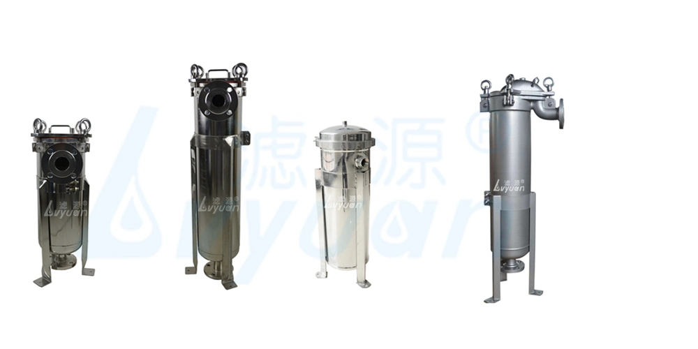 Water Filter Housing Stainless Steel Bag Filter Housing with Ss/PP/PE Filter Bag