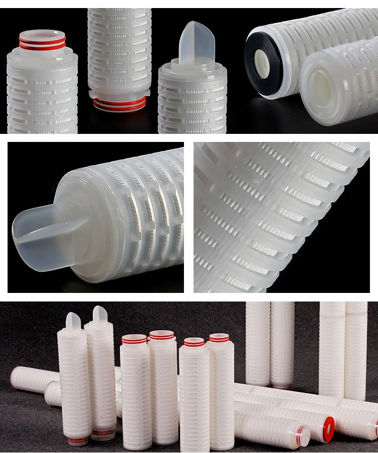 Filter Cartridge Pleated PP 20inch 1um Excellent Chemical Compatibility Filter Beer