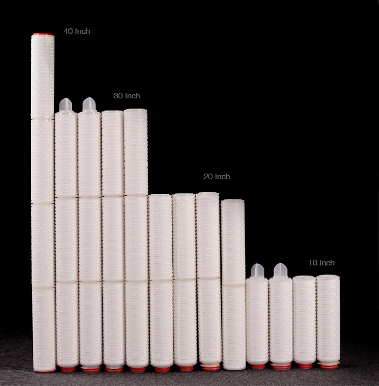 PP Pleated Membrane Water Air Filter Cartridge 0.05micron Filters for Pharmaceutics