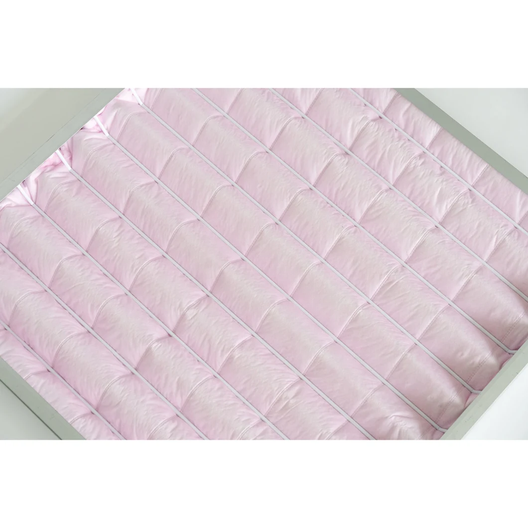 Panel Air Filter for Central Air Conditioning Ventilation System Intermediate Filtration, Pharmaceutical, Hospital, Electronics, Semiconductor