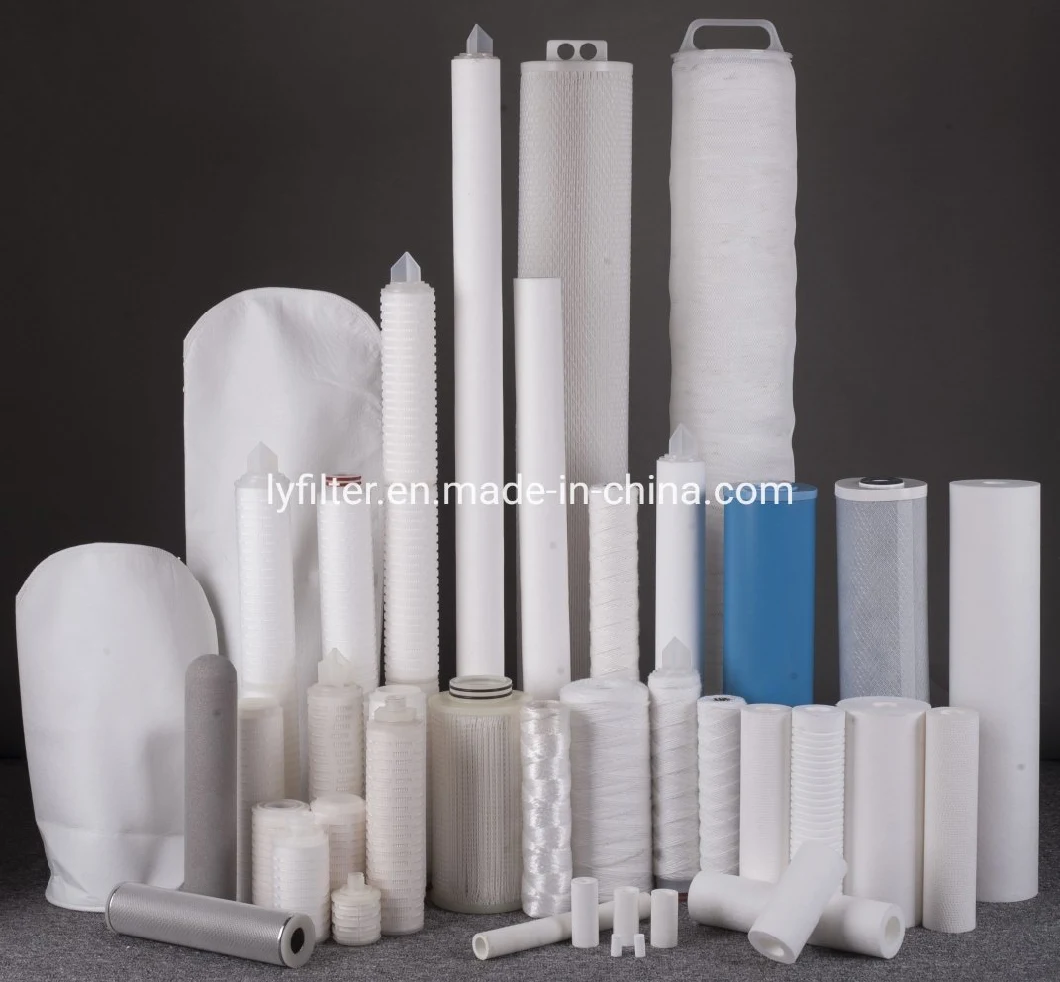Large Flux Polypropylene Membrane Folded Cartridge PP Bag Filter for Water Solvents Chemical Plating Filter Industry