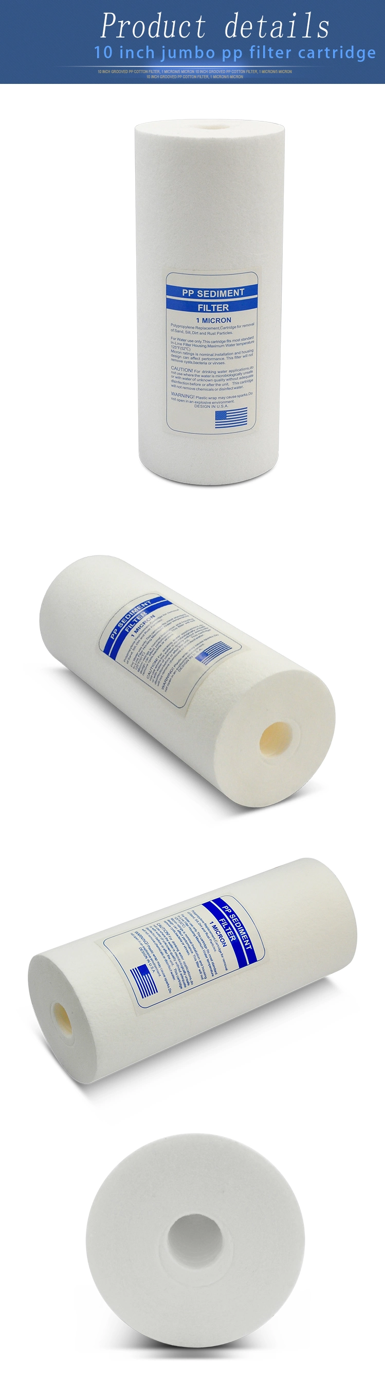 10 Inch Big PP Filter Cartridge for Water Filter