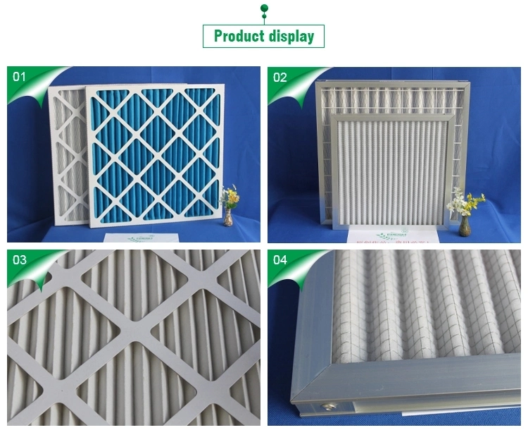 Pre Filter Panel Filter Type Primary Pleat Folding Air Filter