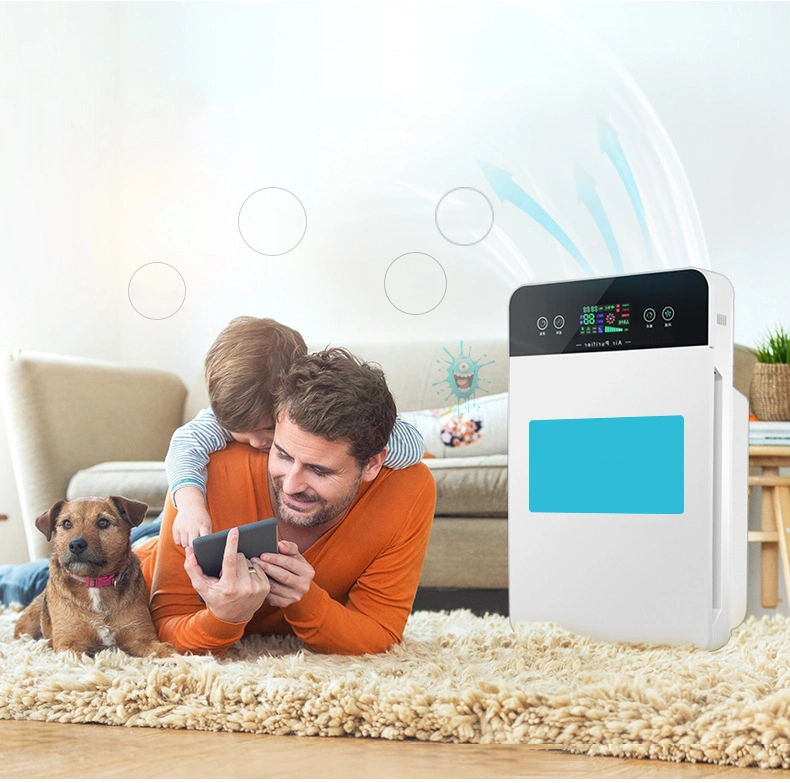 New Design Portable Home Remove Smog Pm2.5 Office HEPA Filter Air Purifier