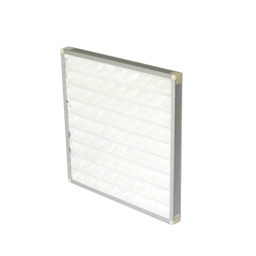 Merv8 Aluminum Alloy Frame Primary Efficiency Panel Air Filter for HVAC Equipment
