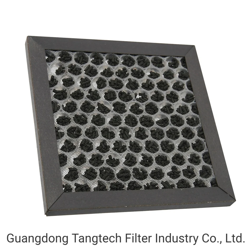 Black Honeycomb Activated Charcoal Filters Replacement Coconut Shell Active Carbon Air Filter