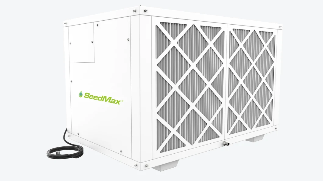 Seedmax 120L/D Industrial Commercial Dehumidifier with Drain Hose and Washable Filter - Ideal for Large Basements