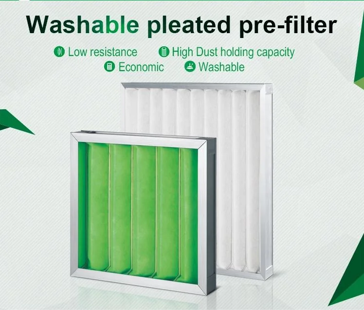 Aluminum Frame Washable Filter Panel for Ahu/Ahu Washable Filter for Air Filtration Systems