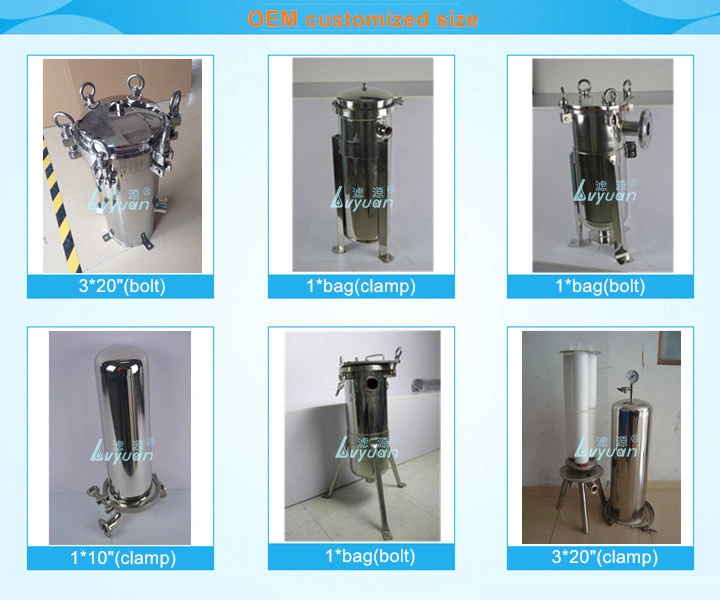 Single Core 10 Inch 226 Sanitary Cartridge Filter Housing with 0.2 Micron Pleated Cartridge Filter