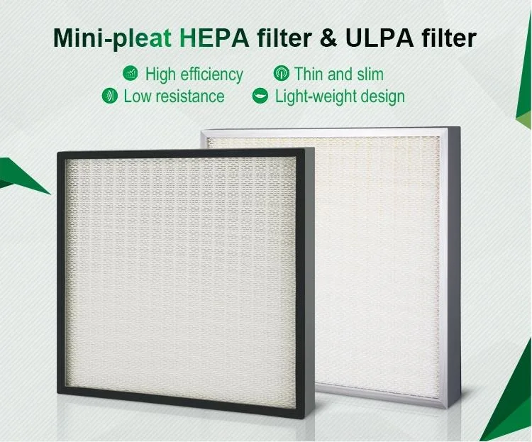 Mini-Pleat Ultra Ahu Air Filter/ULPA Air Filter for Sale (manufacture)