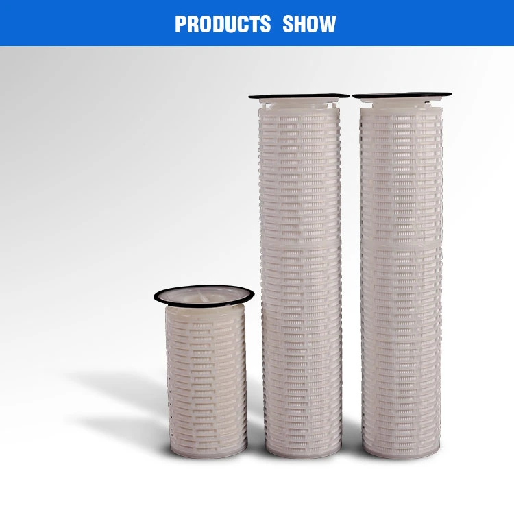 Darlly Economical Design Pleated Depth Polypropylene PP High Flow Pleated Filter Cartridge for Machinery Equipment