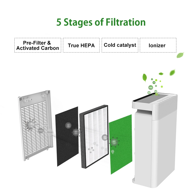 Indonesia International Version Anion HEPA Negative Ion High Efficiency Filter Pm 2.5 Air Purifier