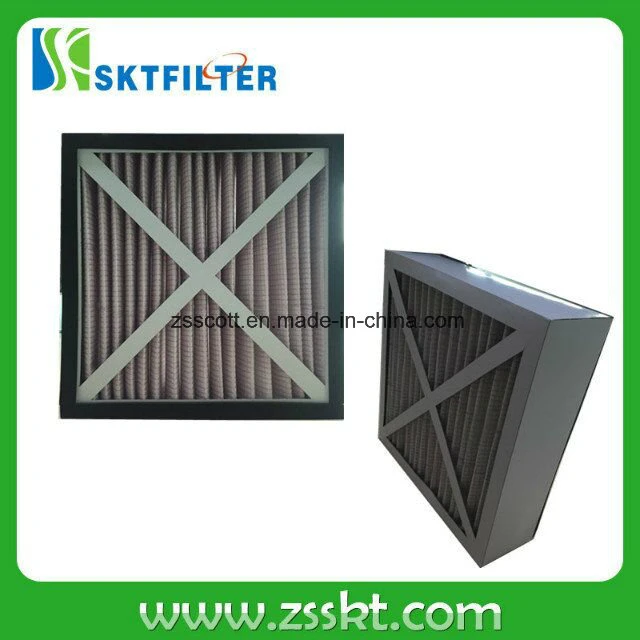 Cardboard Frame Pleated Panel Pre Air Filter