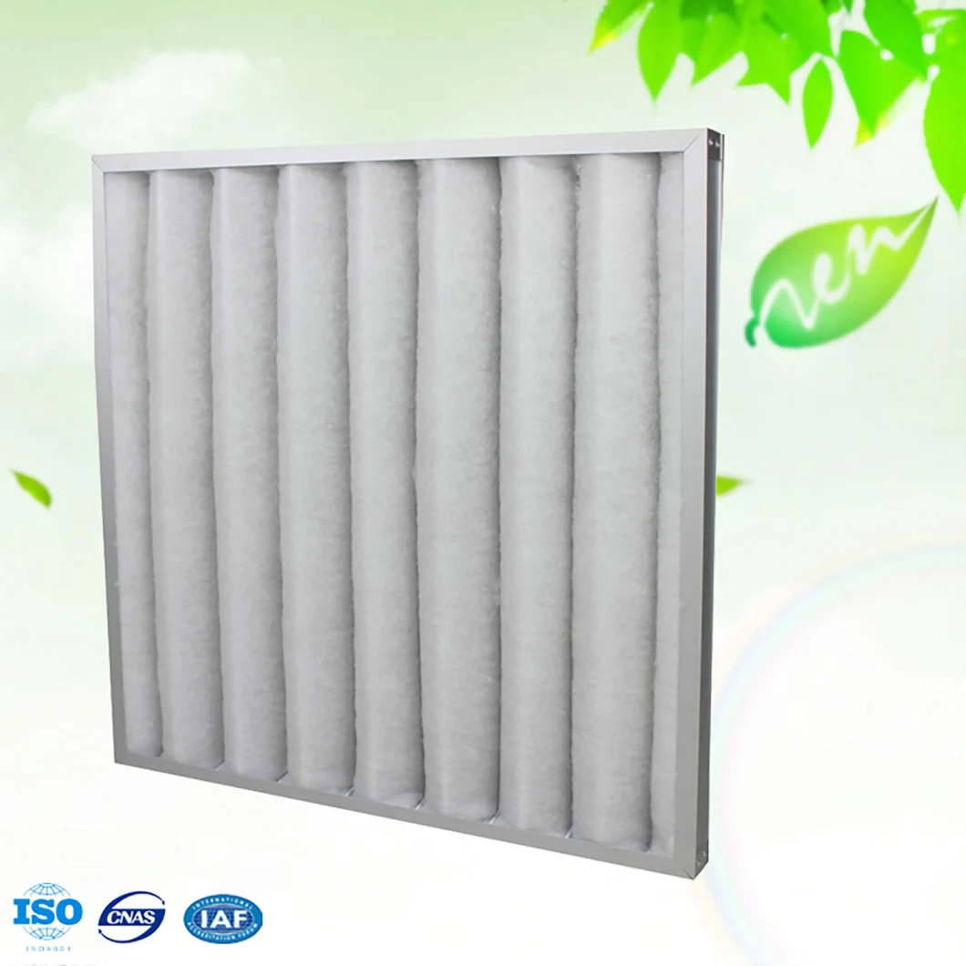 Primary Efficiecy Panel Air Filter for Central Air Conditioning Ventilation System Intermediate Filtration