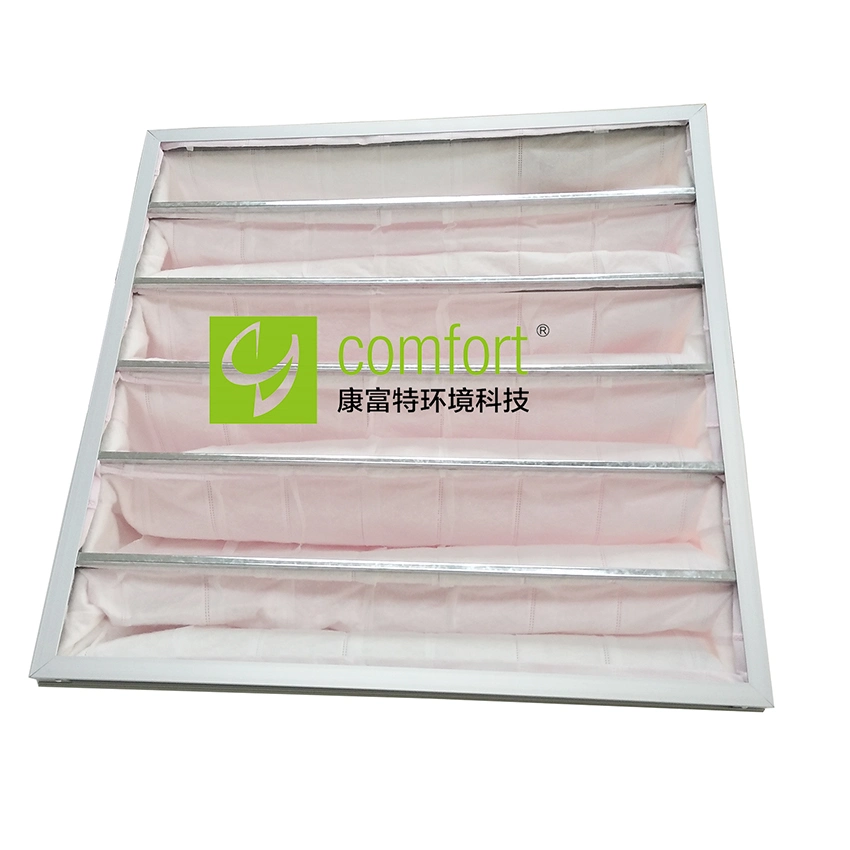 Air Conditioning Secondary Air Filter F7 Pocket Type Bag Filter