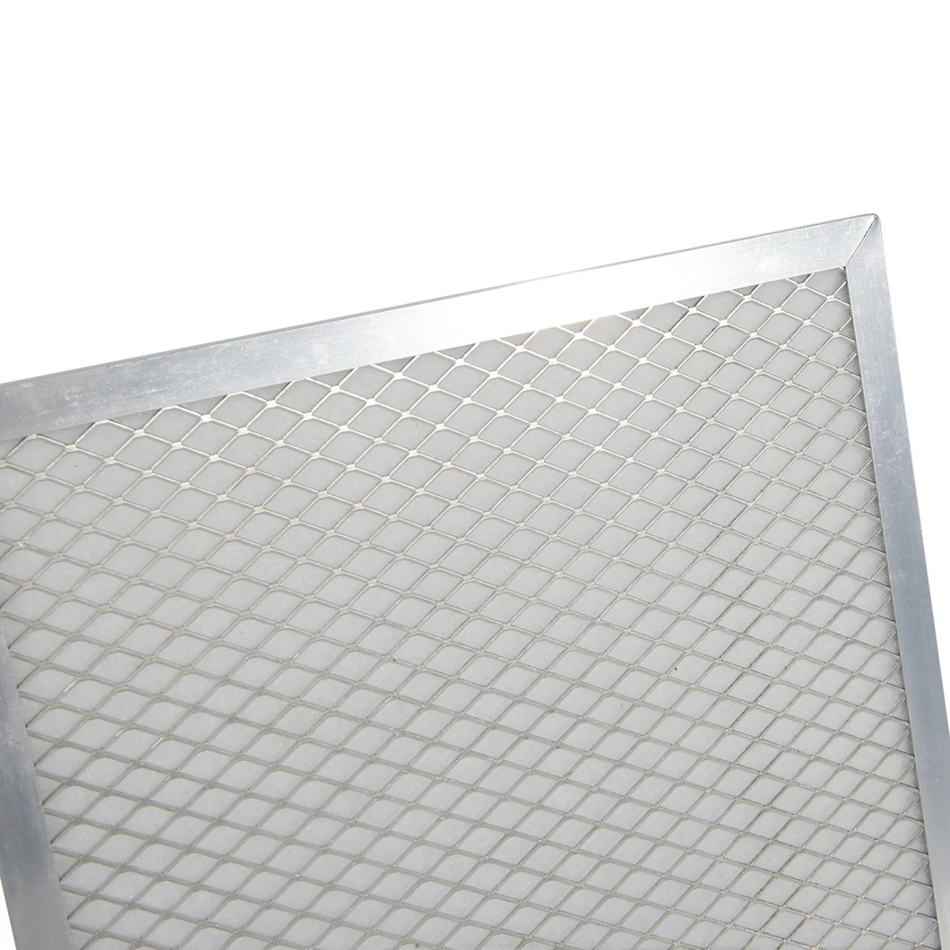Galvanized Frame G4 F5 Pre Filter Cotton Flated High Temperature Filter