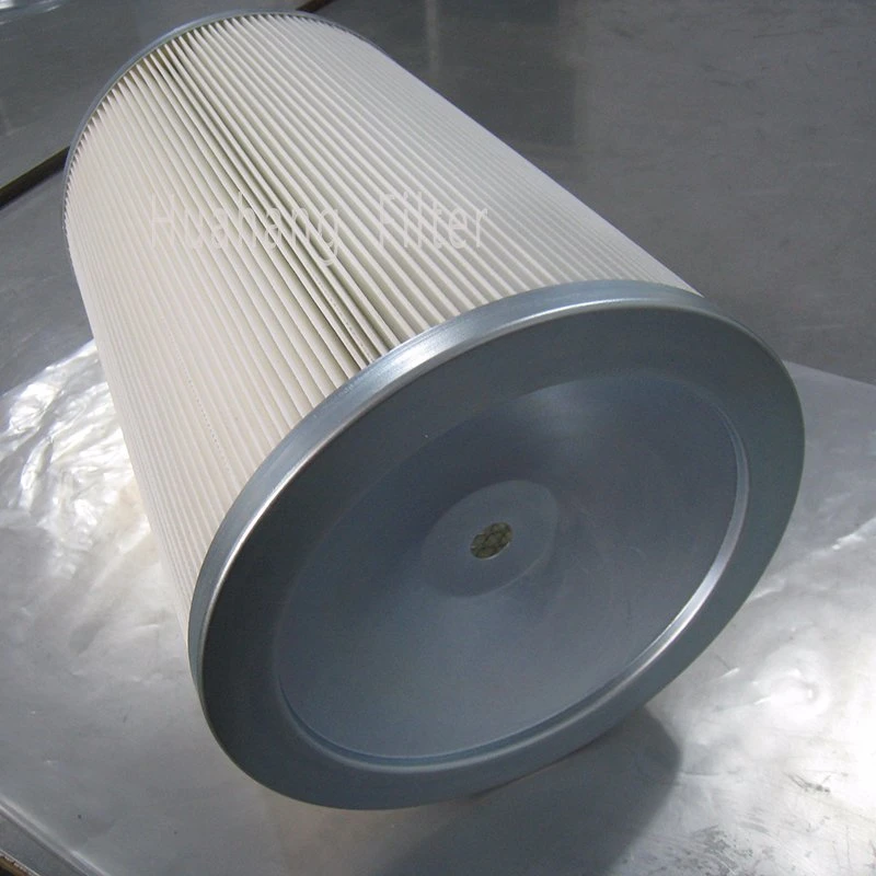 Deep pleat HEPA air filter cylinder gas pleated turbine filter cartridge
