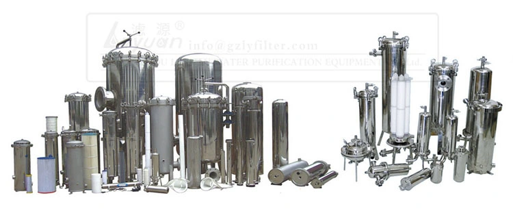 SS316 SS304 Stainless Steel Multi Cartridge Filter Housing/5 Micro Cartridge Water Filter Housing