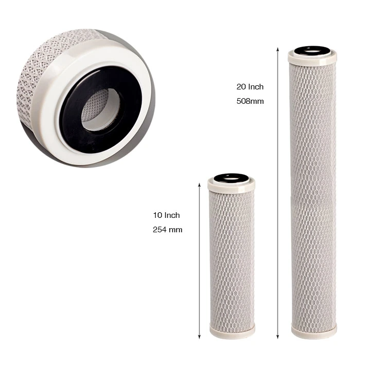 Darlly Coal Based Carbon Carbon Block Filter Cartridge for Remove Chlorine Smell Organics Food and Beverage