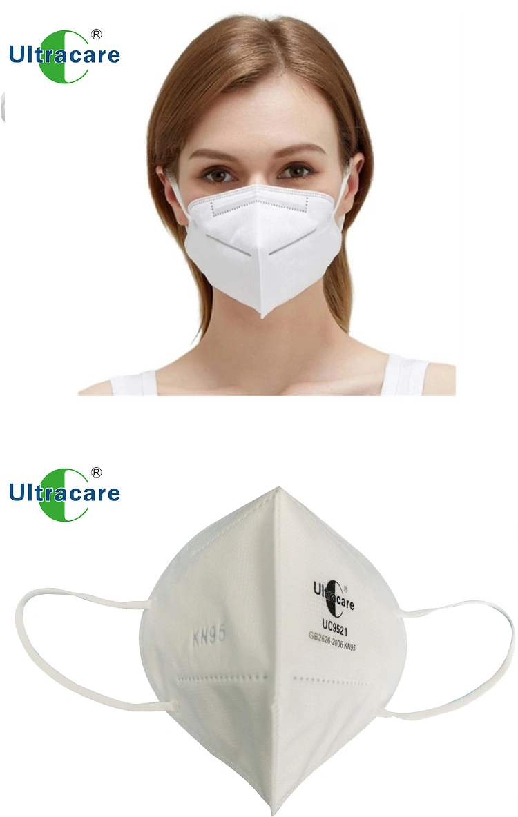 KN95 5 Ply Unicharm 3D Earloop Non Woven Activated Carbon Air Filter Paper Skin Face Mask