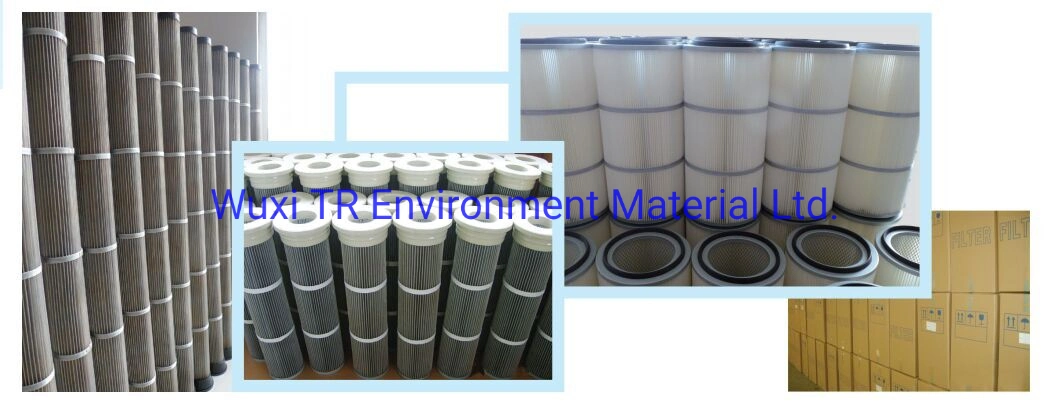 Polyester Fabric with Anti-Staic Dust Air Filter Cartridge Filter