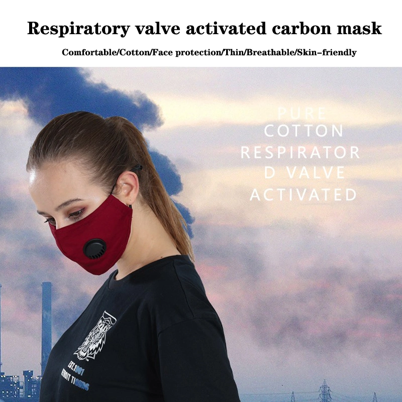 Wholesale Pm2.5 Pure Cotton Respirator Filter Mask Anti-Smog Activated Carbon Mask