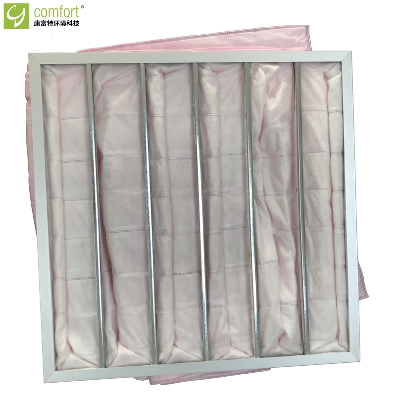 Pocket Bag Filters for Ventilation Systems-Synthetic Fiber