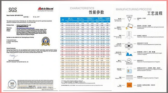 Disc Magnet Sintered NdFeB Round Magnet Nickel Strong Permanent Magnet