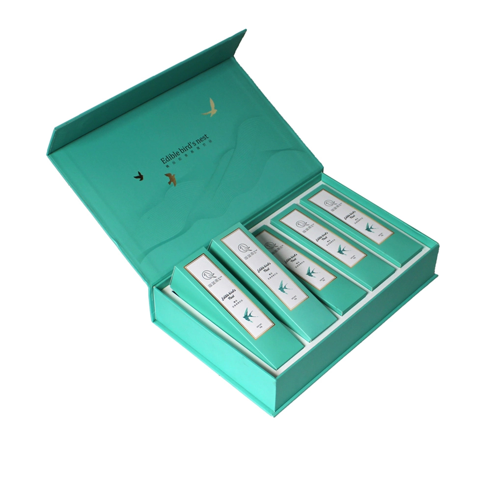 Luxury Custom Logo Printing Book Shaped Rigid Magnetic Cardboard Box Gift Box