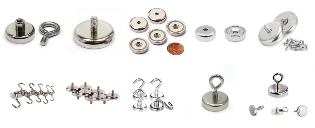 Super Strong Powerful Cup Neodymium Pot Magnets with Screw Female Thread