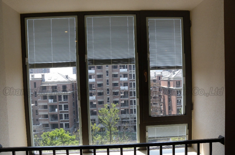 Magnetic Control Thermal Insulation Miniblind Glass for Shutter Proof Building