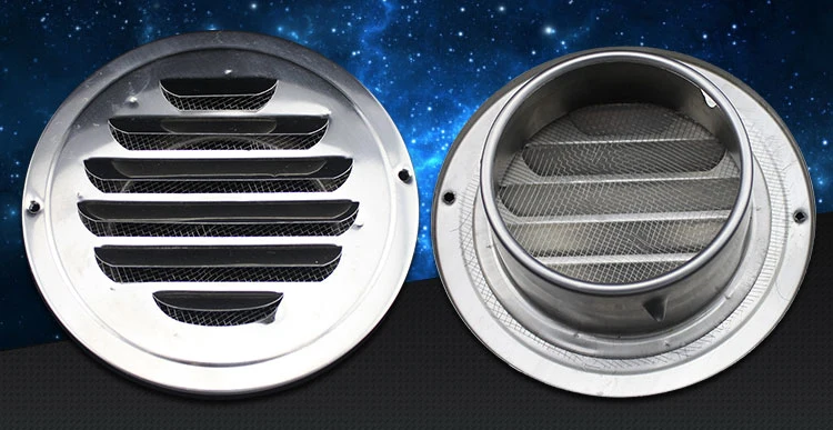 HVAC Stainless Steel Exhaust Air Vent Caps for Fresh Air