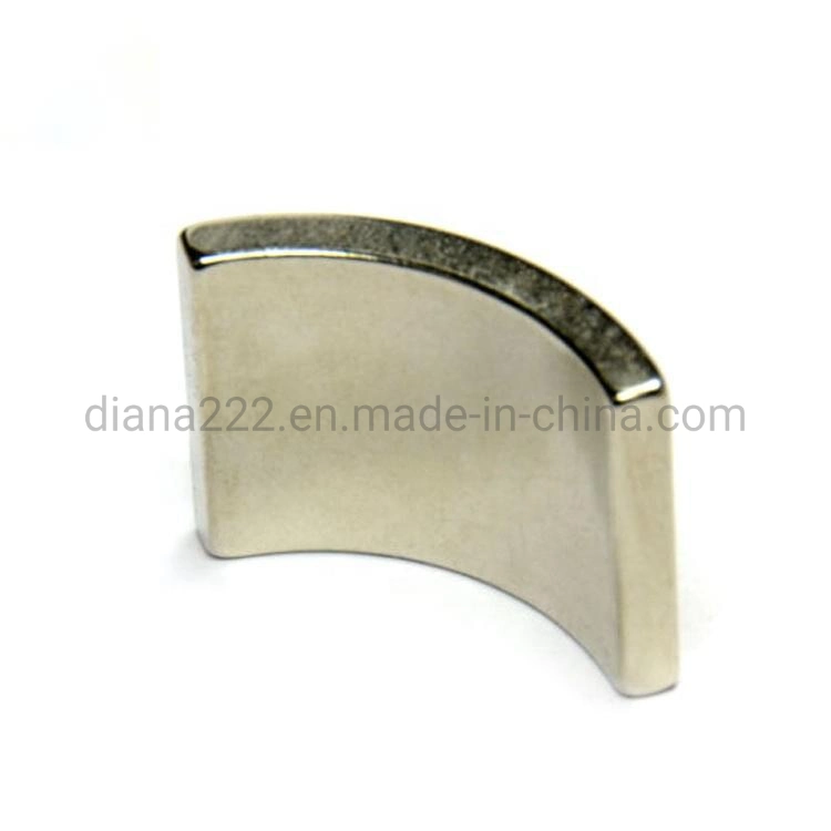 Electric Motor Permanent Neodymium Generator N30h-N48h Arc Segment Neodymium Magnet