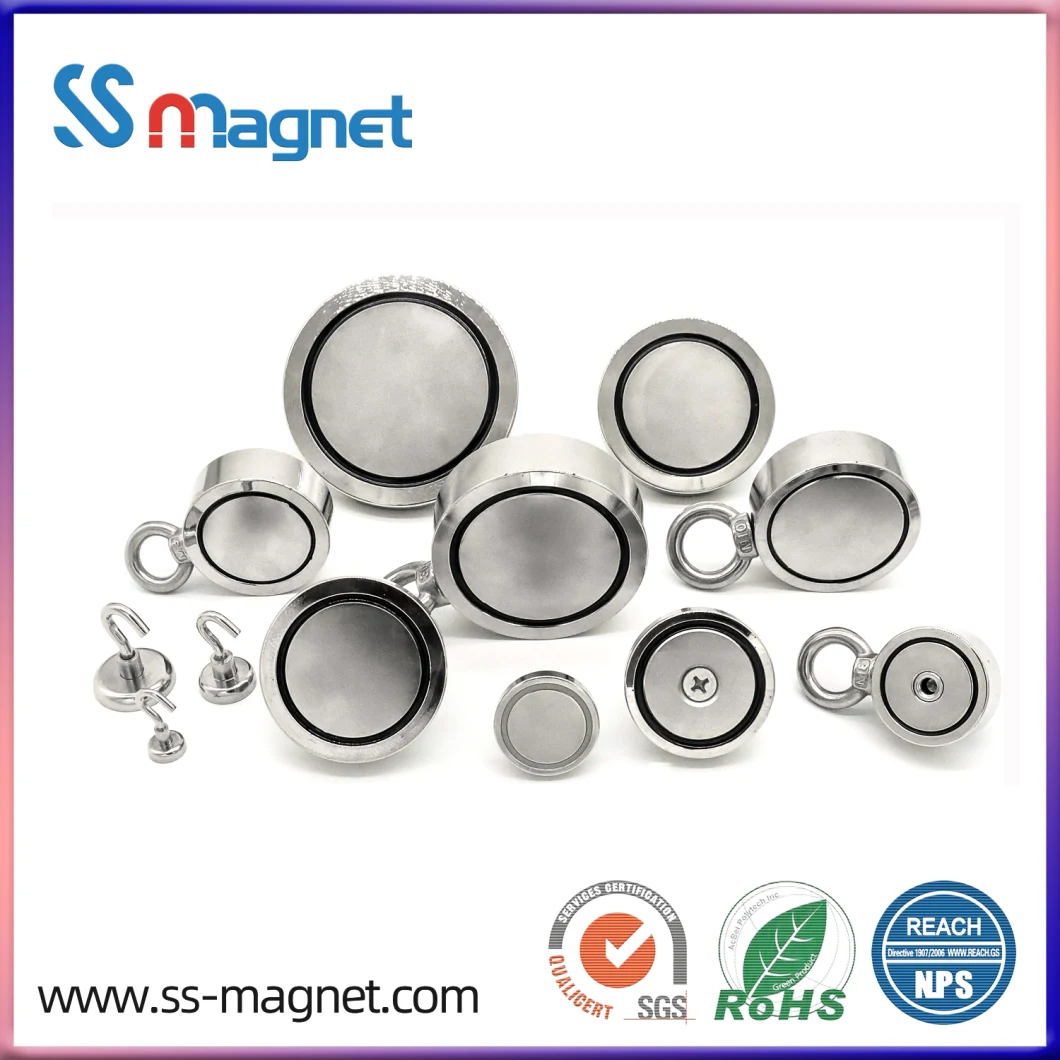 Permanent Block Round NdFeB Magnets Flat Customized Round NdFeB Magnets with Certificate RoHS