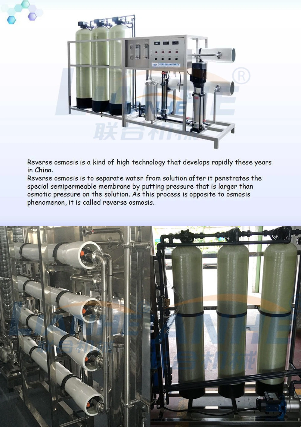 EDI System Water Filter RO System Water Filtration Treatmen