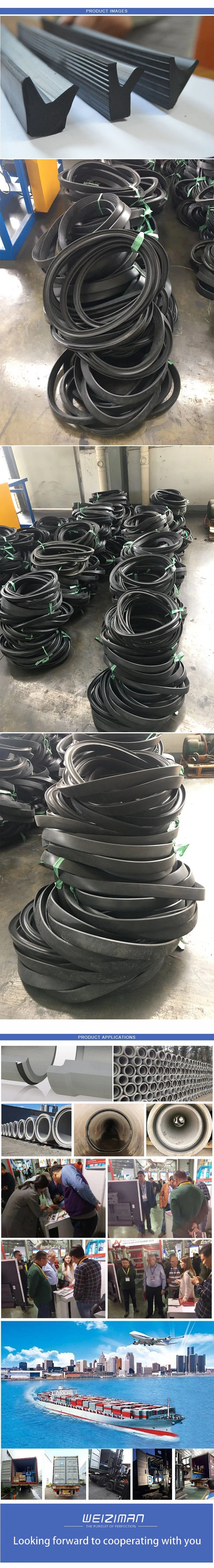 Embedded Integrated Rubber Seal for Precast Concrete Pipes
