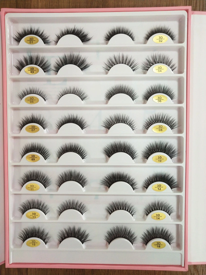 Wholesale Eyelash Magnetic Eyeliner Eyelashes Mink Eyelashes Extension Magnetic Paper Box Lashes